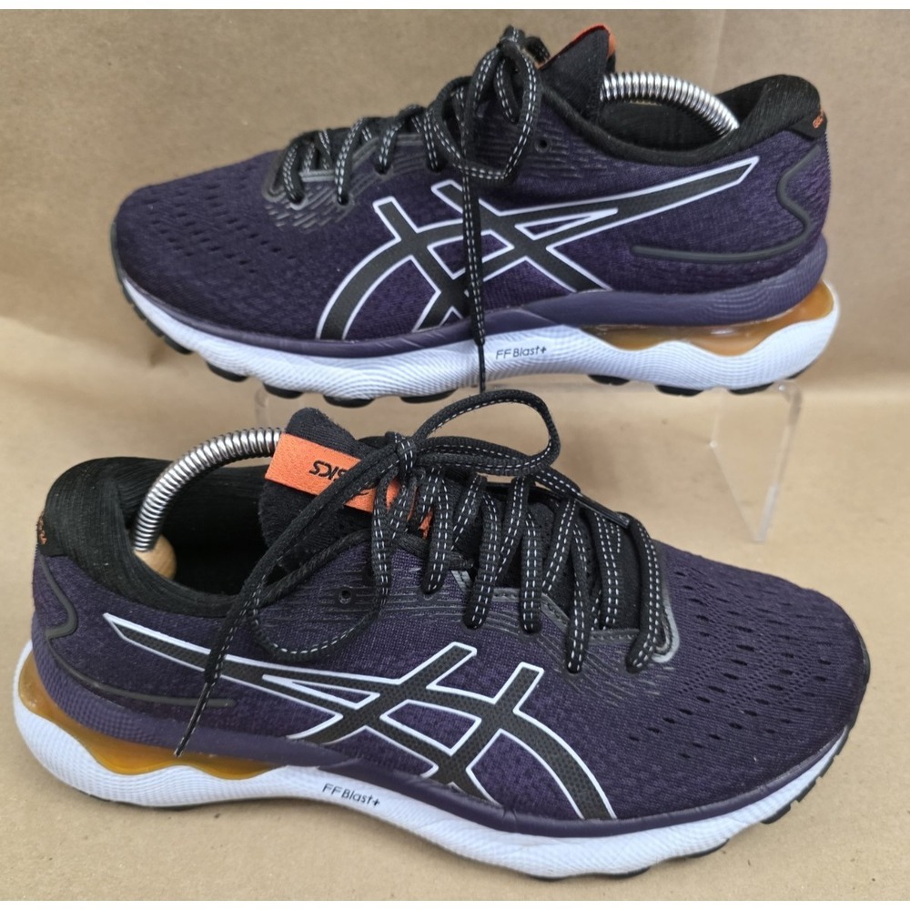 Asics (Sz 8.5) Trainers Womens Gel Nimbus 24 TR Purple   Night Running Shoes